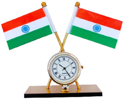 WOLCH Car Flag Watch Double Sided Wind Car Dashboard Flag(Metal)