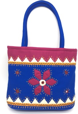 SriShopify Handicrafts Women Blue Handbag