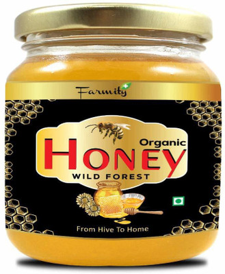 Farmity Organic Wild Forest Honey Natural & Pure Honey(225 g)