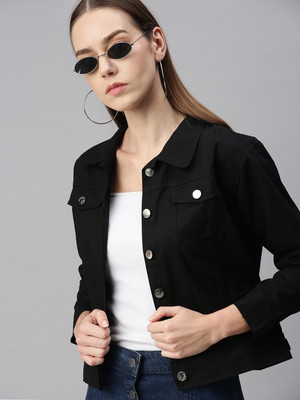 VOXATI Full Sleeve Solid Women Denim Jacket