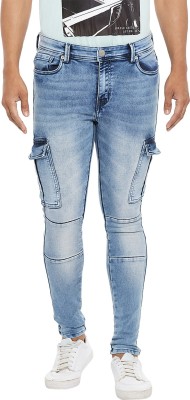 PEOPLE Jogger Fit Men Blue Jeans