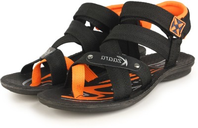 Kzaara Men Sandals(Orange , 8)