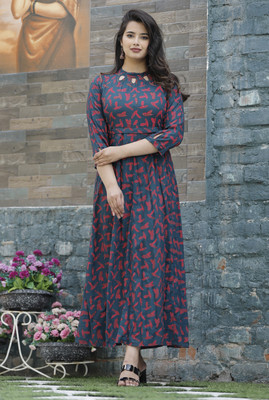 Gown outlet kurta design