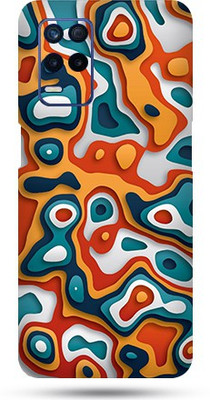 OggyBaba realme 8s Mobile Skin(Pour Art Skin Matte Finish)