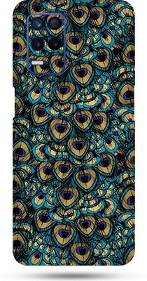 OggyBaba realme 8s Mobile Skin(Peacock Feather Skin Matte Finish)