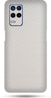 OggyBaba realme 8s Mobile Skin(Milky White Carbon Fibre Skin Matte Finish)