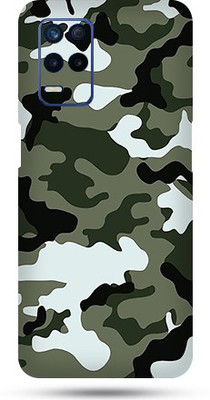 OggyBaba realme 8s Mobile Skin(Winter Army Camouflage Skin Matte Finish)