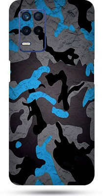 OggyBaba realme 8s Mobile Skin(Military Blue Camouflage Skin Matte Finish)