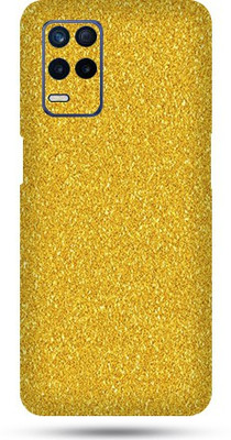 OggyBaba realme 8s Mobile Skin(Golden Glitter Skin Matte Finish)