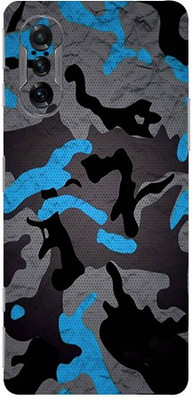 Jeeva Creation Xiaomi Poco F3 GT, xiaomi poco f3 gt Mobile Skin(Ultra Super Military Blue Camouflage Skin With High Matte Finish.)