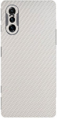 Jeeva Creation Xiaomi Poco F3 GT, xiaomi poco f3 gt Mobile Skin(Ultra Super White Carbon Fiber Skin With High Matte Finish.)