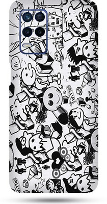 OggyBaba realme 8s Mobile Skin(Doodle Skin Matte Finish)