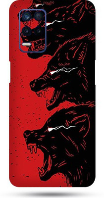 OggyBaba realme 8s Mobile Skin(Red Wolf Skin Matte Finish)