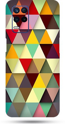 OggyBaba realme 8s Mobile Skin(Colorful Triangle Skin Matte Finish)