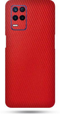 OggyBaba realme 8s Mobile Skin(Charming Red Carbon Fibre Skin Matte Finish)