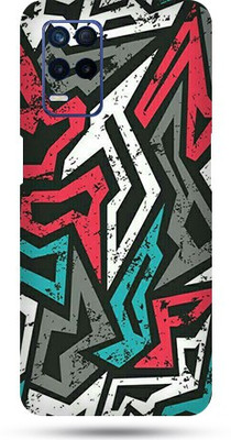 OggyBaba realme 8s Mobile Skin(Abstract Mad Angle Skin Matte Finish)