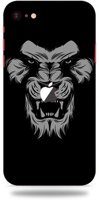 BUGGU Apple iPhone SE, Apple iPhone SE Mobile Skin(Ultra Super Black Lion Skin With High Matte Finish., Mobile Skin (Back+Side+Camera))