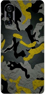 BUGGU Xiaomi POCO F3 GT, poco f3 gt Mobile Skin(Ultra Super Camouflage Yellow Skin With High Mattte Finish.)
