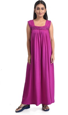 Piyali's Creation Women's Women Nighty(Purple)