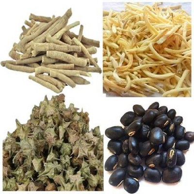 Hardia Ashwagandha Safed musli Kaunch Beej Gokhru 400 gm Combo Pack [100 gm Each] Seed(400 g)