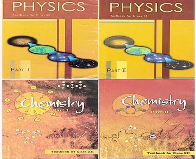 NCERT Class 11th And 12th Physics Part 1 And 2 Chemistry Part 1 And 2 (Set 4)(Paperback, NCERT book)