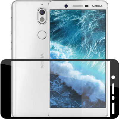 CASE CREATION Edge To Edge Tempered Glass for Nokia 7 Android(Pack of 1)