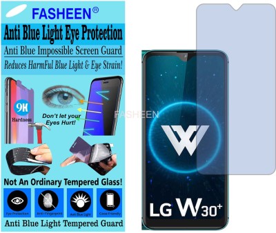 Fasheen Tempered Glass Guard for LG W30 PLUS (Impossible UV AntiBlue Light)(Pack of 1)