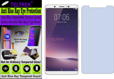 TELTREK Tempered Glass Guard for VIVO V7 PLUS (Impossible UV AntiBlue Light)(Pack of 1)