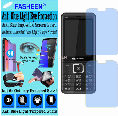Fasheen Tempered Glass Guard for MICROMAX X807 (Impossible UV AntiBlue Light)(Pack of 1)