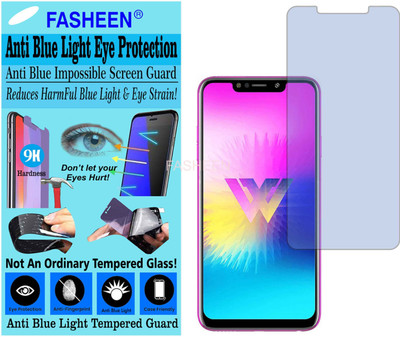 Fasheen Tempered Glass Guard for LG W10 (Impossible UV AntiBlue Light)(Pack of 1)