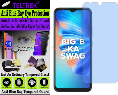 TELTREK Tempered Glass Guard for TECNO SPARK GO(KC1) (Impossible UV AntiBlue Light)(Pack of 1)