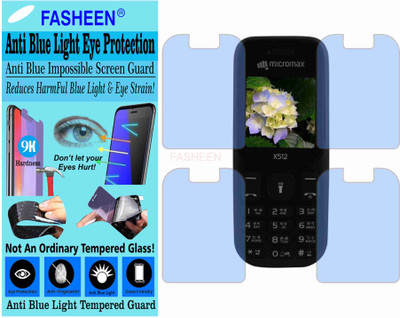 Fasheen Tempered Glass Guard for MICROMAX X512 (Impossible UV AntiBlue Light)(Pack of 1)