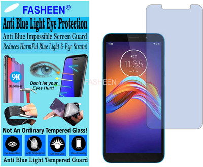 Fasheen Tempered Glass Guard for MOTOROLA MOTO E6 PLAY (Impossible UV AntiBlue Light)(Pack of 1)