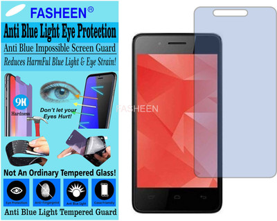 Fasheen Tempered Glass Guard for MICROMAX Q402 (BHARAT 2) (Impossible UV AntiBlue Light)(Pack of 1)