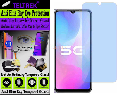 TELTREK Tempered Glass Guard for VIVO Y73S (Impossible UV AntiBlue Light)(Pack of 1)
