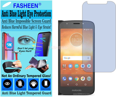 Fasheen Tempered Glass Guard for MOTOROLA MOTO E5 PLAY OREO GO (Impossible UV AntiBlue Light)(Pack of 1)