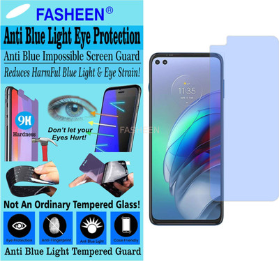 Fasheen Tempered Glass Guard for MOTOROLA MOTO G100 (Impossible UV AntiBlue Light)(Pack of 1)