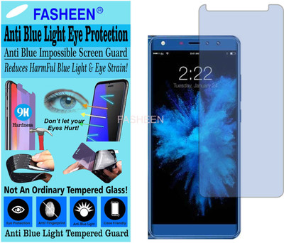 Fasheen Tempered Glass Guard for MOBIISTAR X1 SELFIE (Impossible UV AntiBlue Light)(Pack of 1)