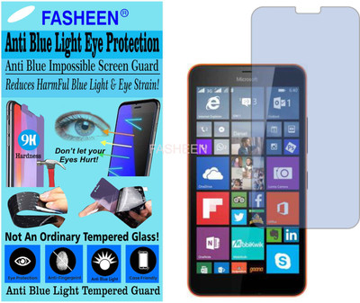 Fasheen Tempered Glass Guard for MICROSOFT LUMIA 640 XL LTE DUAL SIM (Impossible UV AntiBlue Light)(Pack of 1)