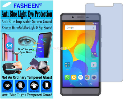 Fasheen Tempered Glass Guard for MICROMAX CANVAS EVOK POWER Q4260 (Impossible UV AntiBlue Light)(Pack of 1)