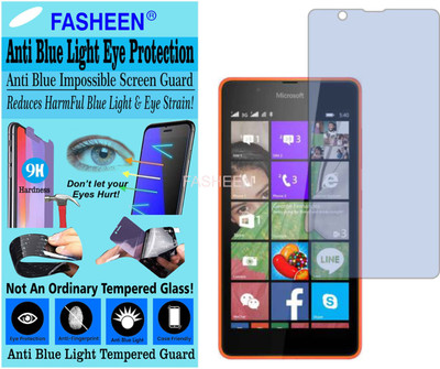 Fasheen Tempered Glass Guard for MICROSOFT LUMIA 540 DUAL SIM (Impossible UV AntiBlue Light)(Pack of 1)