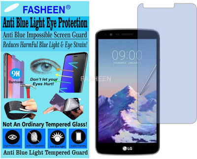 Fasheen Tempered Glass Guard for LG STYLO 3 (Impossible UV AntiBlue Light)(Pack of 1)