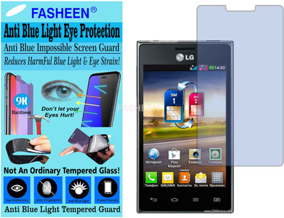 Fasheen Tempered Glass Guard for LG OPTIMUS L5 DUAL E615 (Impossible UV AntiBlue Light)(Pack of 1)