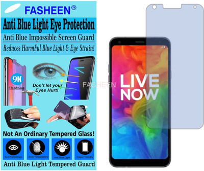 Fasheen Tempered Glass Guard for LG Q7 MT 6750S (Impossible UV AntiBlue Light)(Pack of 1)