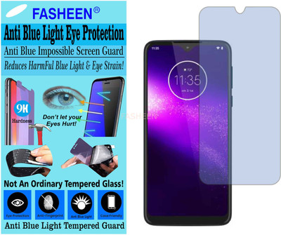 Fasheen Tempered Glass Guard for MOTOROLA MOTO ONE MACRO (Impossible UV AntiBlue Light)(Pack of 1)