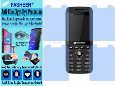 Fasheen Tempered Glass Guard for MICROMAX X748 (Impossible UV AntiBlue Light)(Pack of 1)