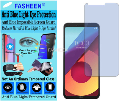 Fasheen Tempered Glass Guard for LG Q6 (Impossible UV AntiBlue Light)(Pack of 1)