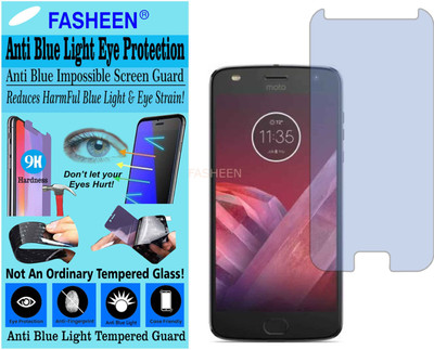 Fasheen Tempered Glass Guard for MOTOROLA MOTO Z2 PLAY (Impossible UV AntiBlue Light)(Pack of 1)