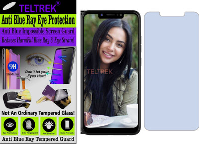 TELTREK Tempered Glass Guard for TECNO CAMON I AIR 2 PLUS (Impossible UV AntiBlue Light)(Pack of 1)