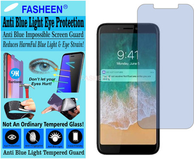Fasheen Tempered Glass Guard for MICROMAX CANVAS 2 2018 (Impossible UV AntiBlue Light)(Pack of 1)
